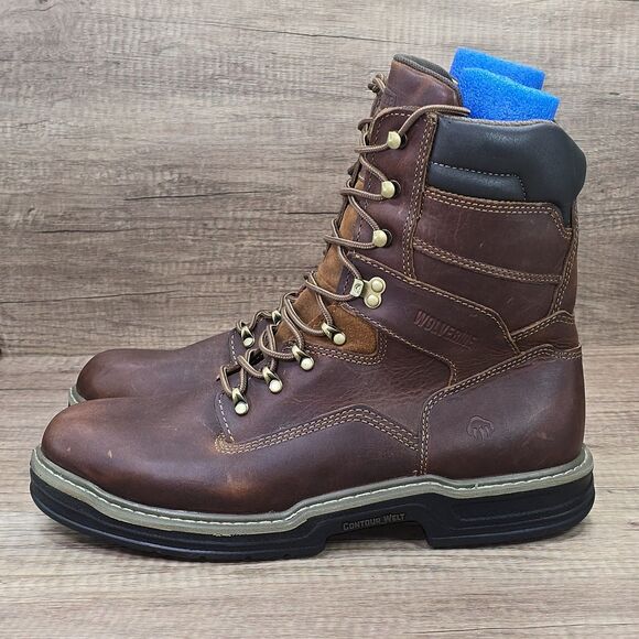 WOLVERINE Raider Contour Welt 8" Men's Size 13 EW Brown Work Boots (W02425) NEW - Picture 3 of 10